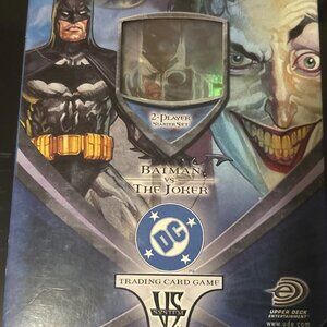 Upper deck batman vs joker trading card game starter deck dc comics 2004